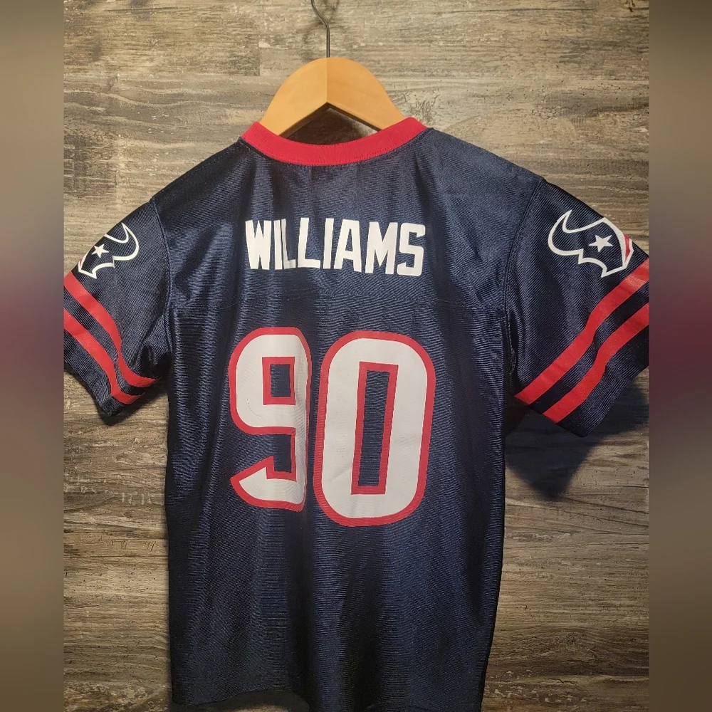 Houston Texans Mario Williams NFL Fan Football Jersey Youth Large L Blue